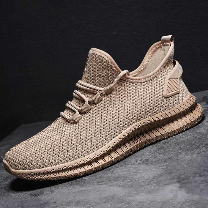 Herrsneaker – Andningsbar Mesh – Stötdämpande Sula – Låg Profil – Bekväm Passform