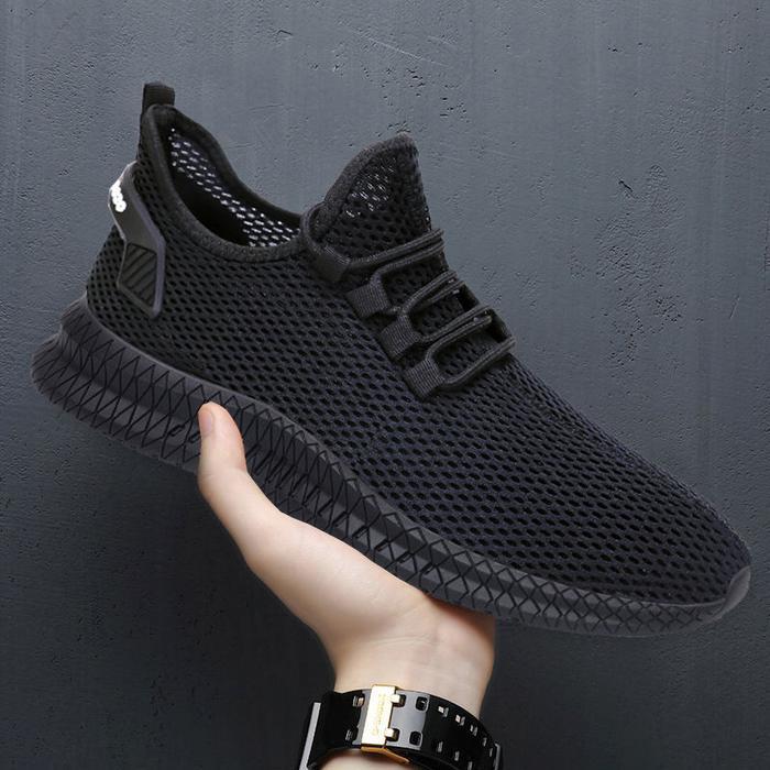 Herrsneaker – Andningsbar Mesh – Stötdämpande Sula – Låg Profil – Bekväm Passform