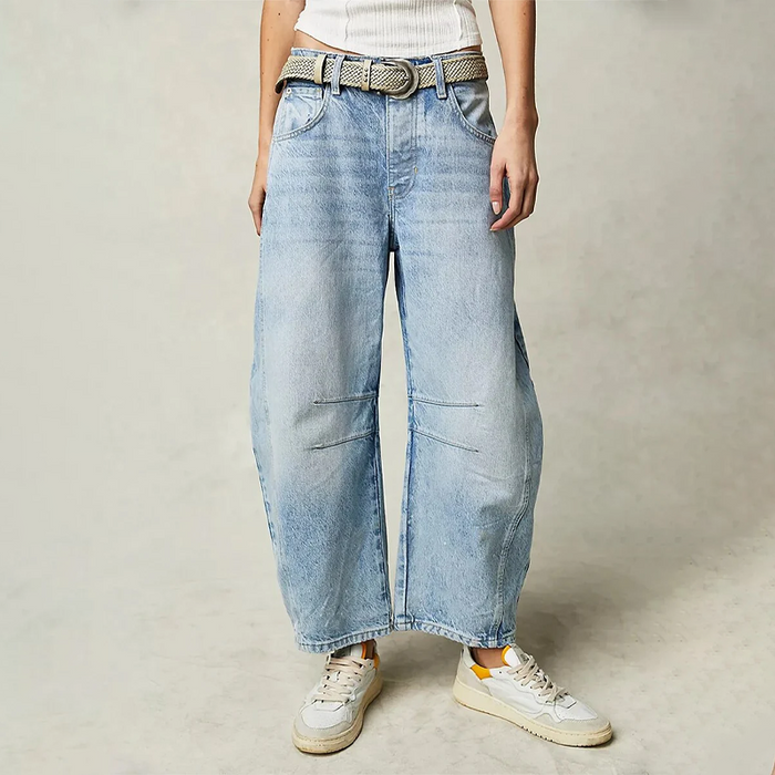 Dam Jeans - Vida Ben - Baggy Passform - Klassisk Denim - Bekväm Vardagsstil