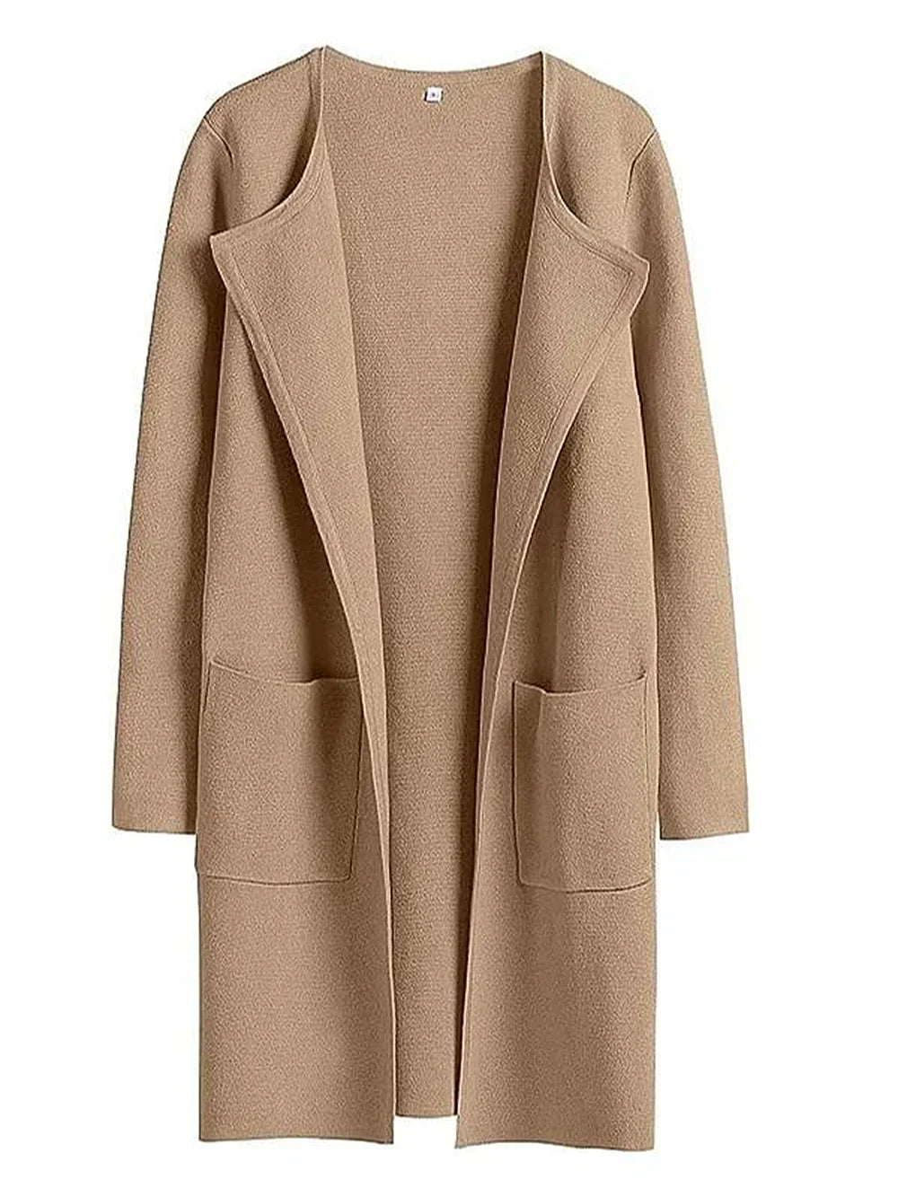 Damekåpe – Avslappet passform – Knelengde – Bred krage – Minimalistisk stil
