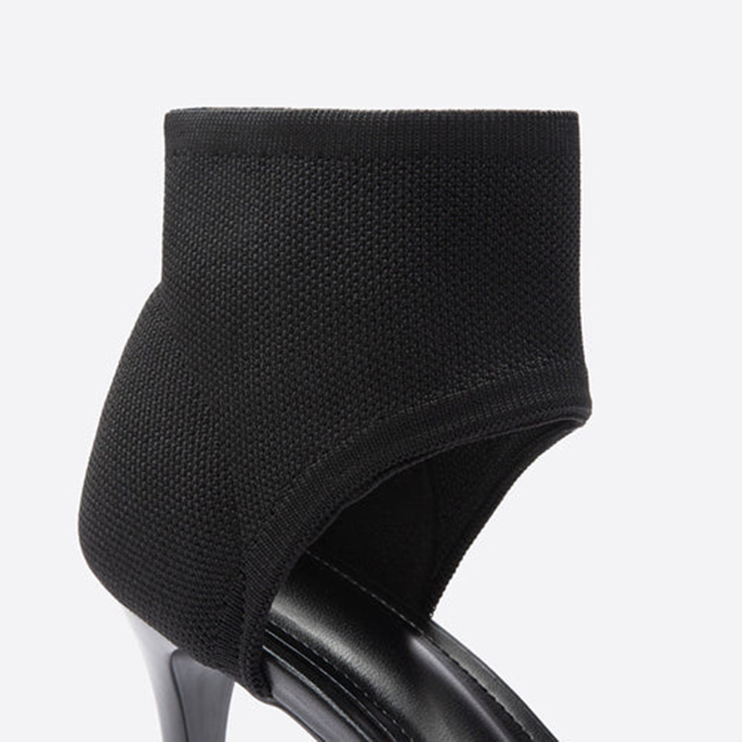 Dam Höga Klackar - Stilettklack - Öppen Tå - Elegant och Bekväm Sandal