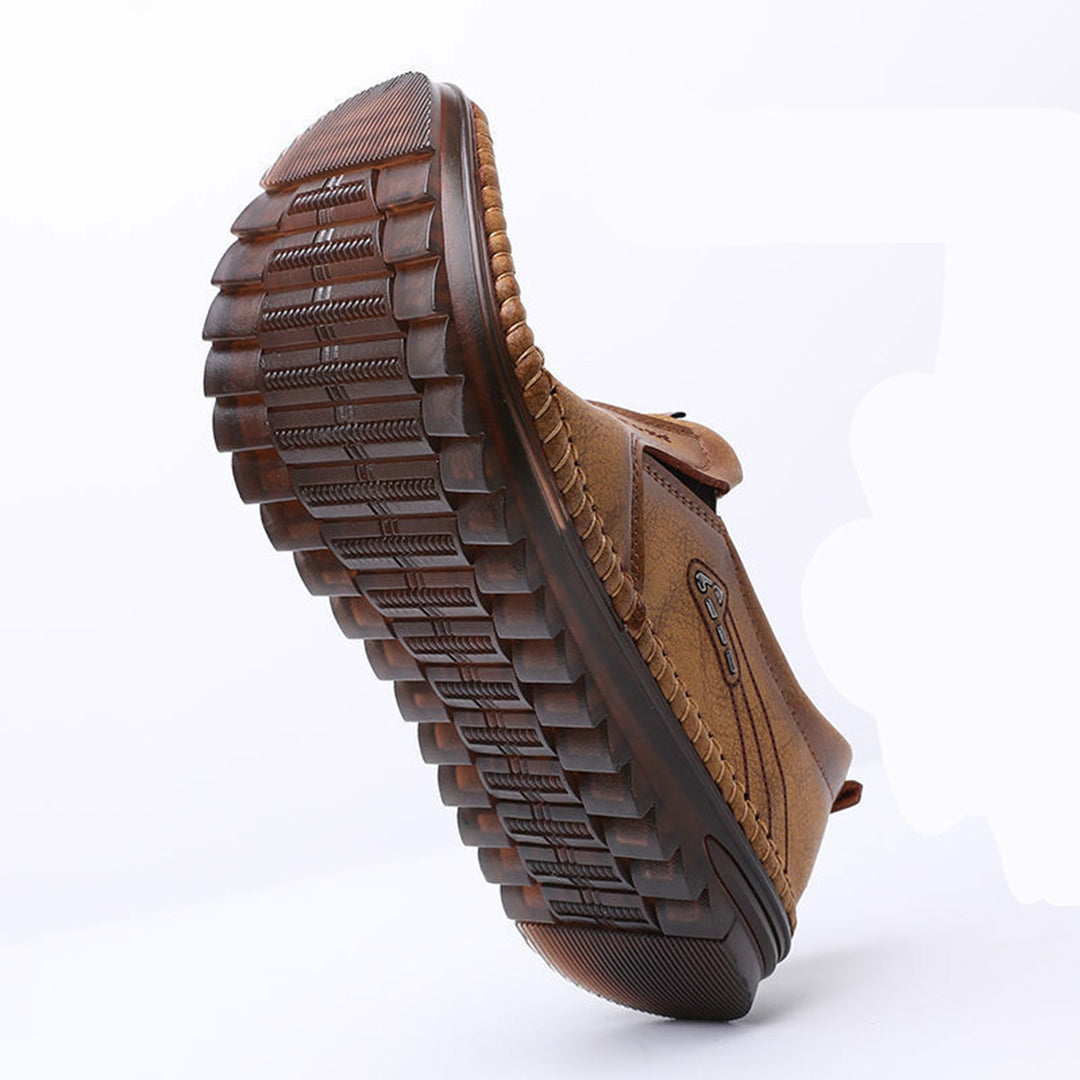 Herresko Loafers - Komfortabel Slip-on - Slitesterk Såle - Elegant Tekstur
