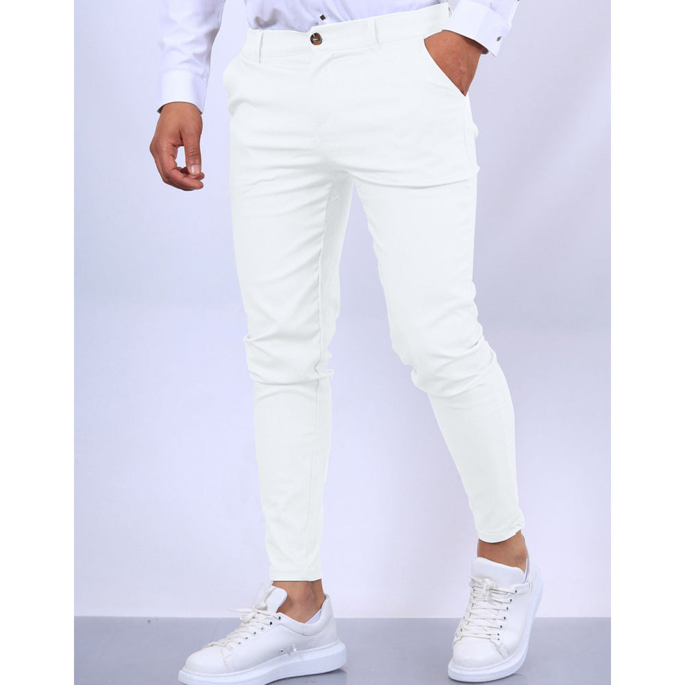 Herrbyxa – Slim Fit – Avsmalnande Ben – Smart Casual Stil
