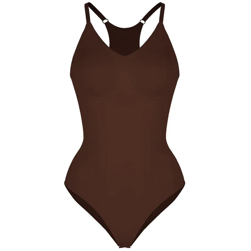 Dam Body Shapewear – Sömlös Passform – Magkontroll – Skulpturformad Racerback