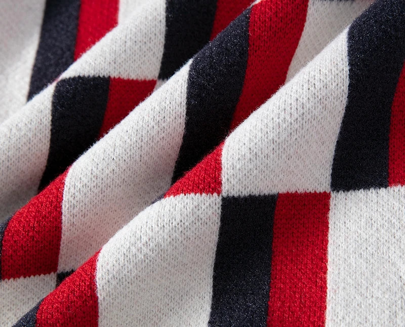 Tjock Vintertröja Med Hög Hals i Kashmir För Män