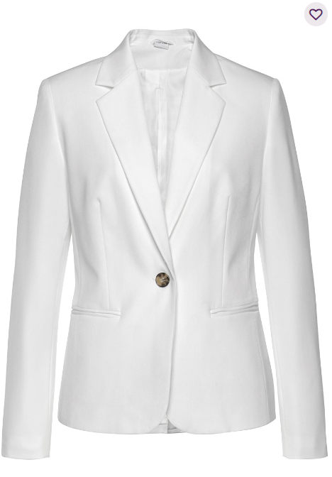 Dame Blazer – Skreddersydd Passform – Notch Slag – Enkelt Lukking – Kontorantrekk