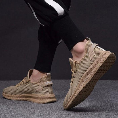 Herrsneaker – Andningsbar Mesh – Stötdämpande Sula – Låg Profil – Bekväm Passform