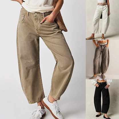 Dam Jeans - Vida Ben - Baggy Passform - Klassisk Denim - Bekväm Vardagsstil