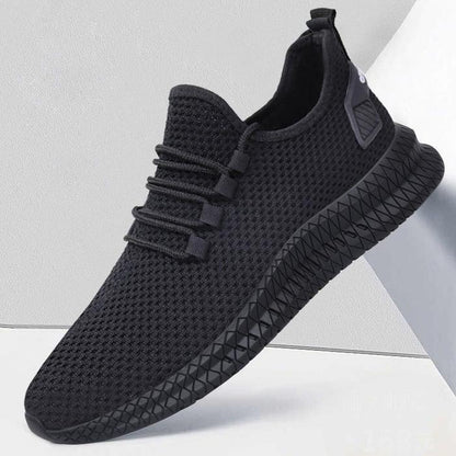 Herrsneaker – Andningsbar Mesh – Stötdämpande Sula – Låg Profil – Bekväm Passform