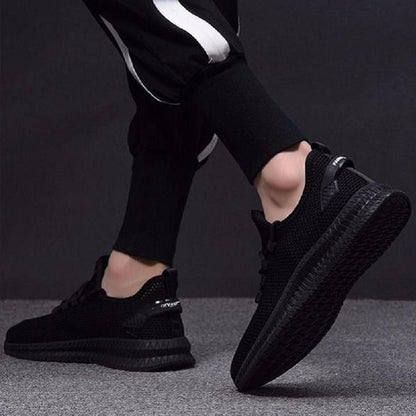 Herrsneaker – Andningsbar Mesh – Stötdämpande Sula – Låg Profil – Bekväm Passform