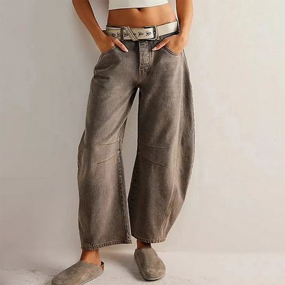 Dam Jeans - Vida Ben - Baggy Passform - Klassisk Denim - Bekväm Vardagsstil