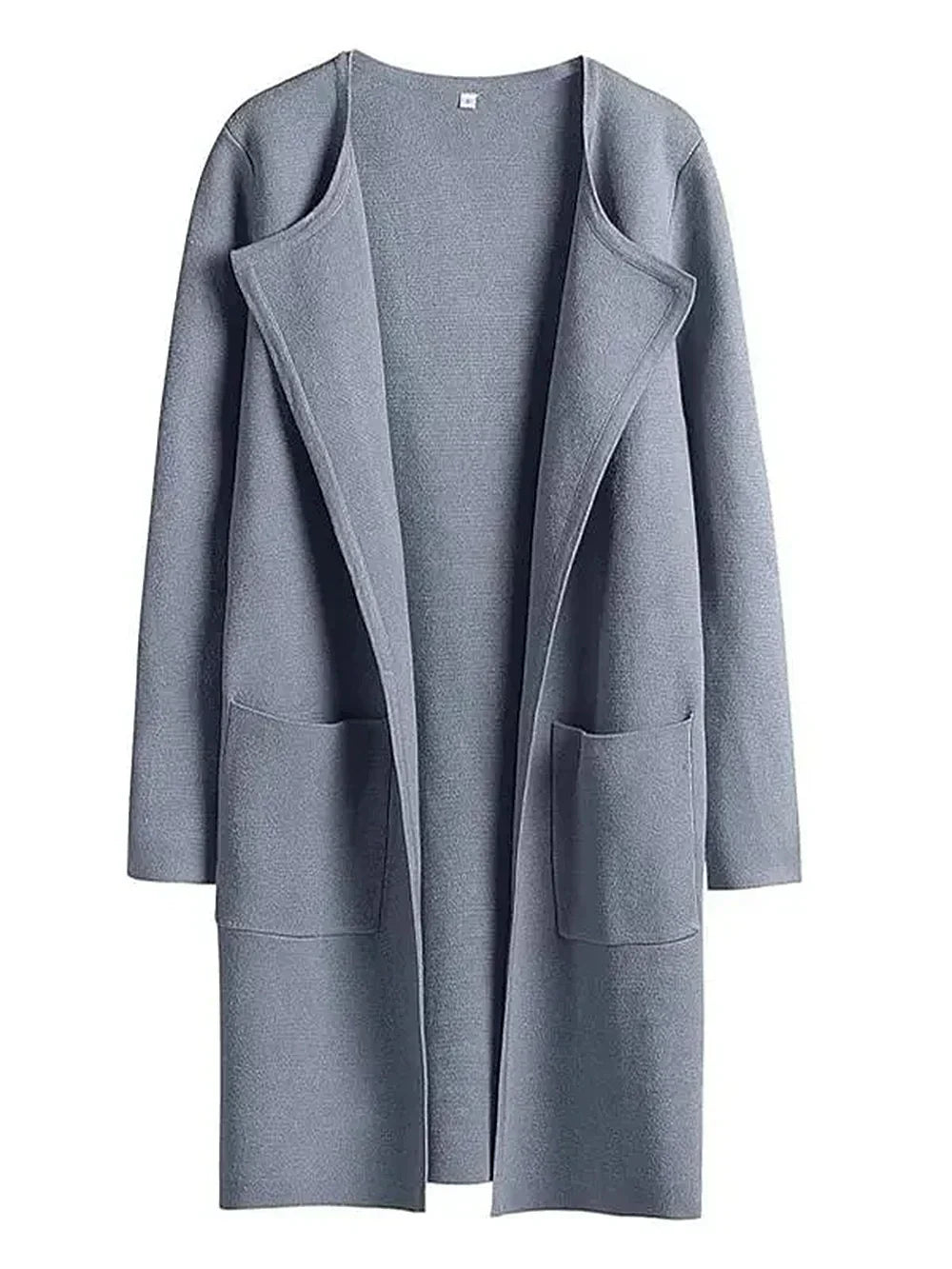 Damekåpe – Avslappet passform – Knelengde – Bred krage – Minimalistisk stil