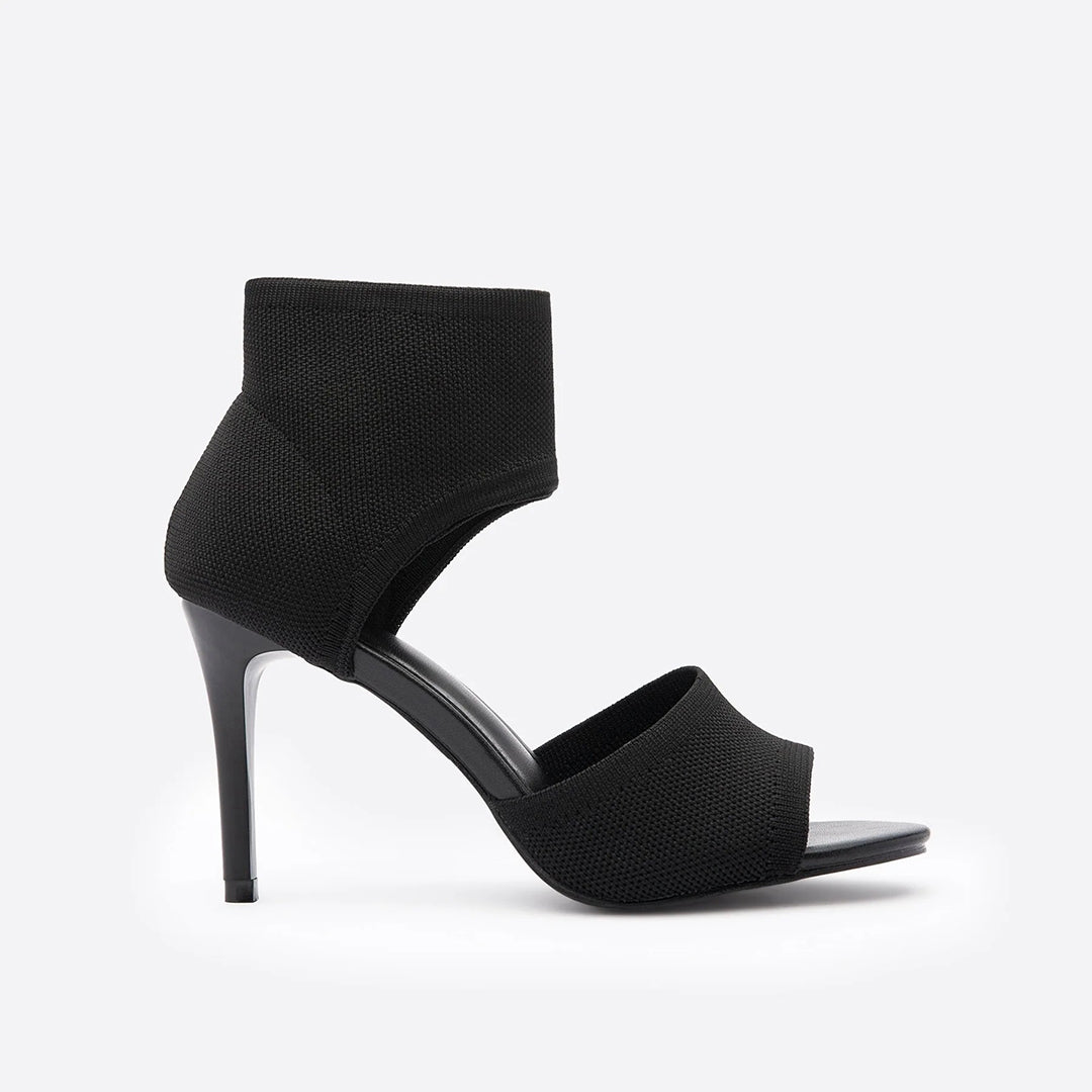 Dam Höga Klackar - Stilettklack - Öppen Tå - Elegant och Bekväm Sandal