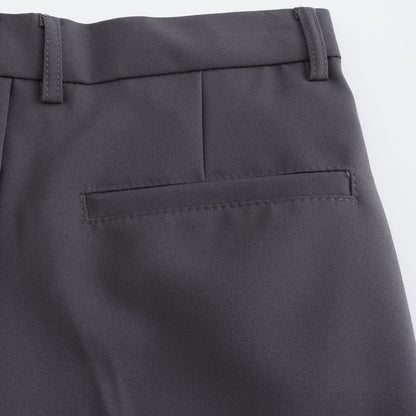 Herrebukser - Slim Fit Dressbukse - Skreddersydd Passform - Beltehemper - Glidelås