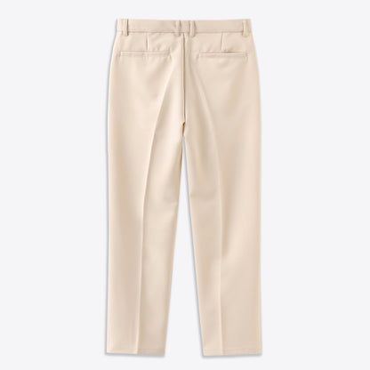 Herrebukser - Slim Fit Dressbukse - Skreddersydd Passform - Beltehemper - Glidelås