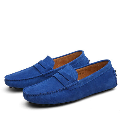 Herre Loafers - Skinn - Komfortabel Slip-on - Fleksibel Såle - Semiformell