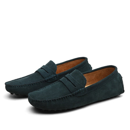 Herre Loafers - Skinn - Komfortabel Slip-on - Fleksibel Såle - Semiformell