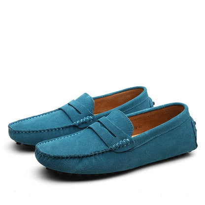 Herre Loafers - Skinn - Komfortabel Slip-on - Fleksibel Såle - Semiformell