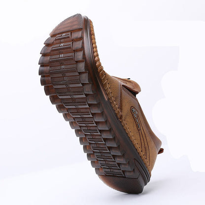 Herresko Loafers - Komfortabel Slip-on - Slitesterk Såle - Elegant Tekstur