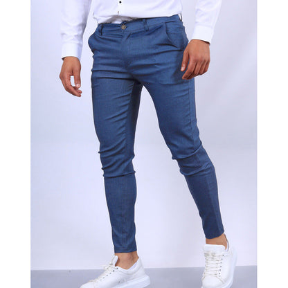 Herrbyxa – Slim Fit – Avsmalnande Ben – Smart Casual Stil
