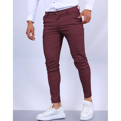 Herrbyxa – Slim Fit – Avsmalnande Ben – Smart Casual Stil