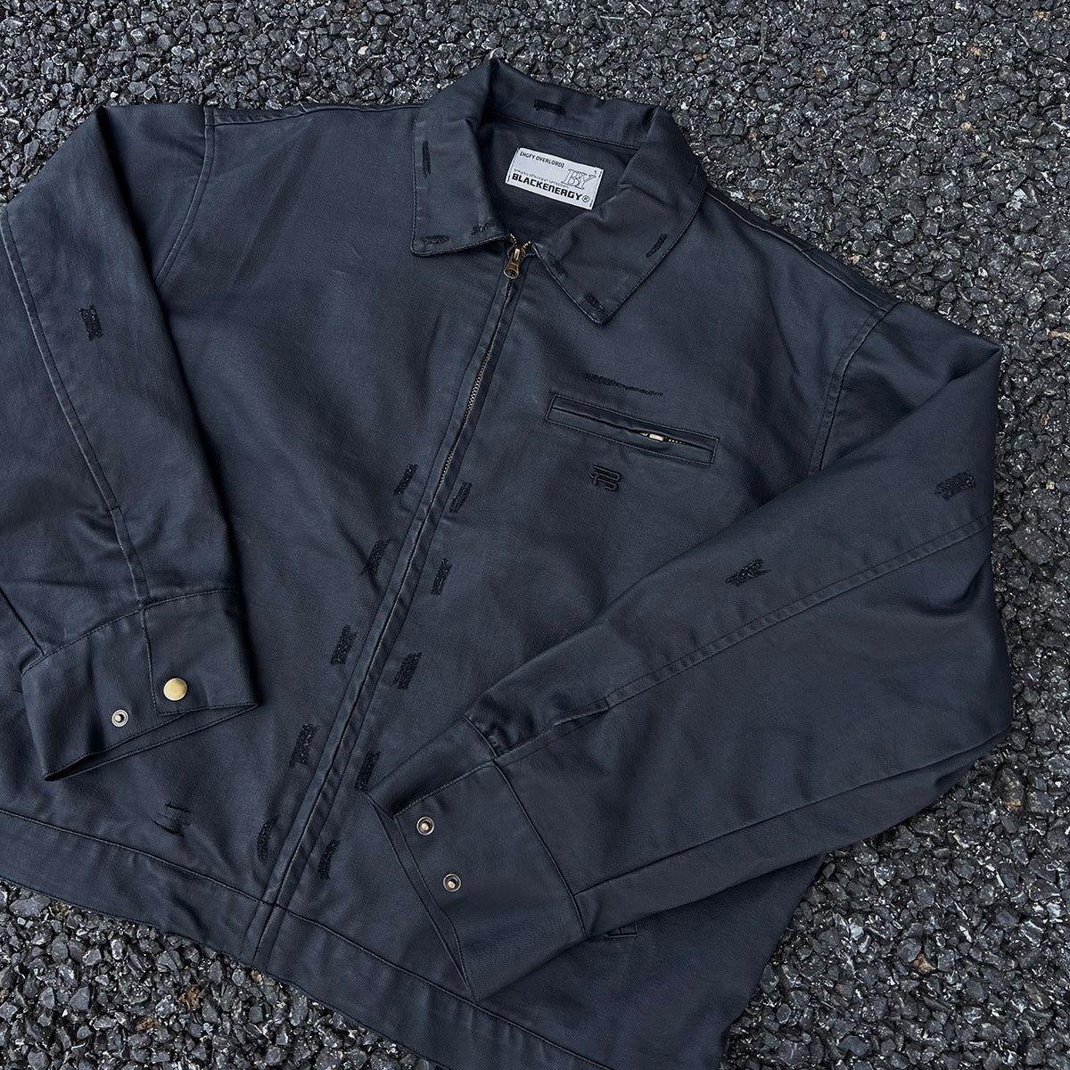 Damjacka – Oversized Passform – Slät Yta – Dragkedjeficka