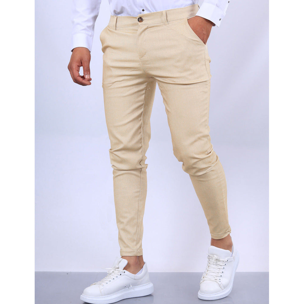 Herrbyxa – Slim Fit – Avsmalnande Ben – Smart Casual Stil