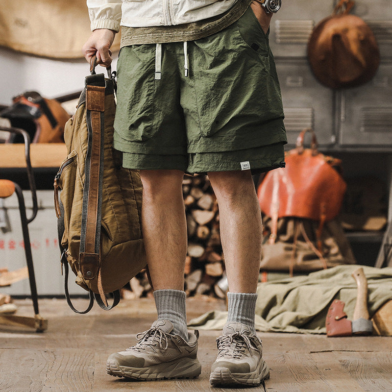 Herrshorts – Cargo Design – Snabbtorkande – Andningsbar Mesh – Justerbar Midja