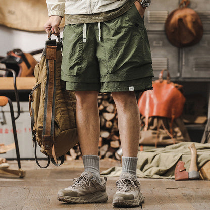 Herrshorts – Cargo Design – Snabbtorkande – Andningsbar Mesh – Justerbar Midja