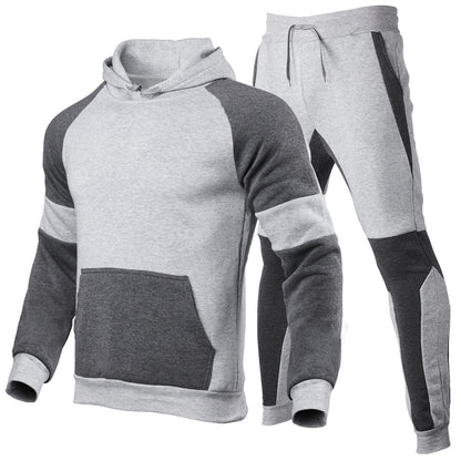 Unisex joggedress – avslappet passform – bomullsblanding – kontrastsøm detaljer
