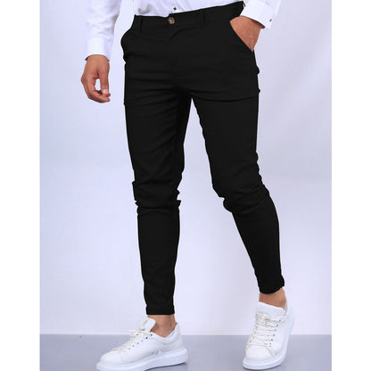 Herrbyxa – Slim Fit – Avsmalnande Ben – Smart Casual Stil