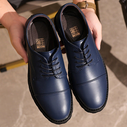 Herresko Derby – Skinn – Kapptå – Formell Passform – Gummisåle – Elegant Stil