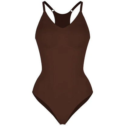 Dam Body Shapewear – Sömlös Passform – Magkontroll – Skulpturformad Racerback