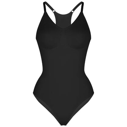 Dam Body Shapewear – Sömlös Passform – Magkontroll – Skulpturformad Racerback