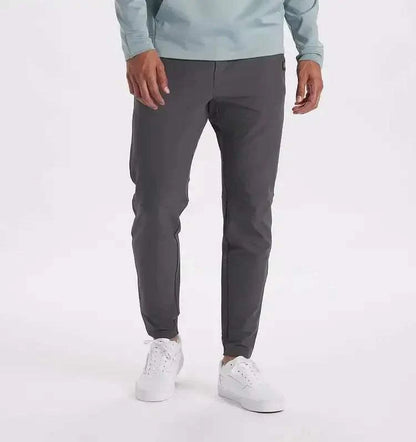 Herr Joggingbyxor - Slim Fit - Elastisk Linning - Fickor - Justerbara Manschetter