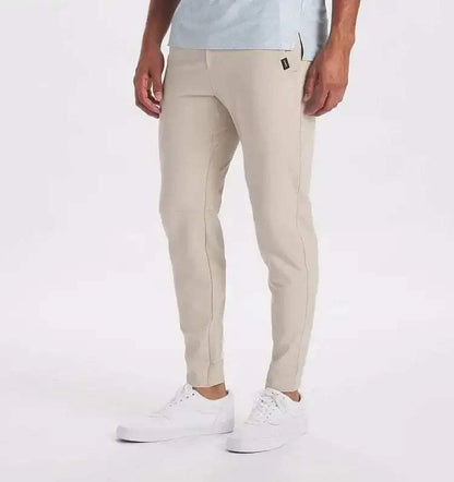 Herr Joggingbyxor - Slim Fit - Elastisk Linning - Fickor - Justerbara Manschetter